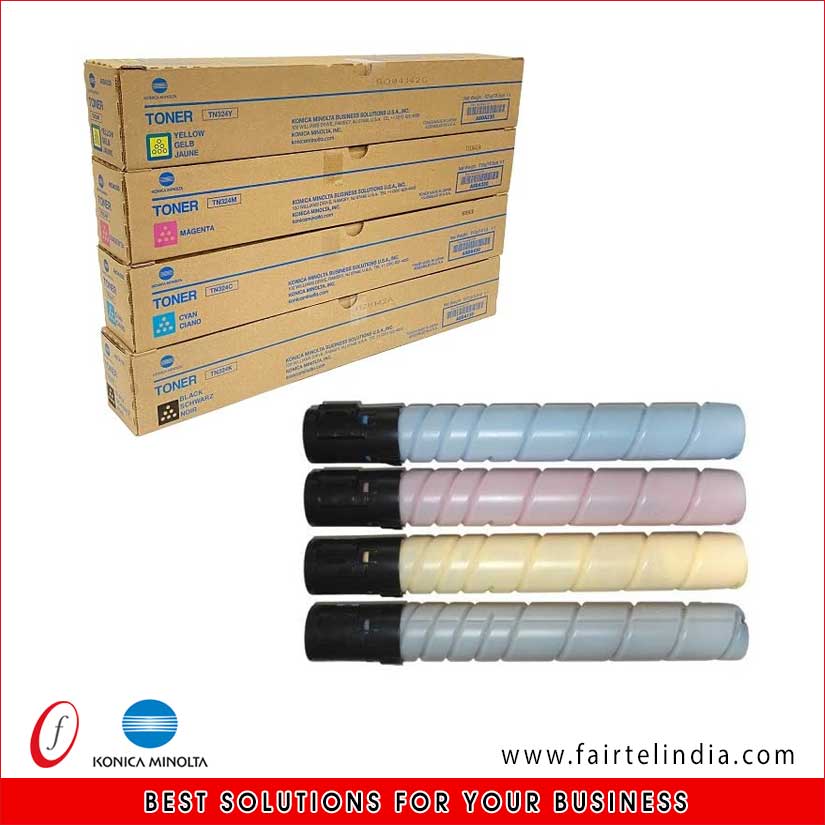 TN-228 Color Toner Cartridge (Set 4) Konica Minolta Genuine Spares & Service Centre in Ludhiana Punjab Fair Telcom company Ludhiana