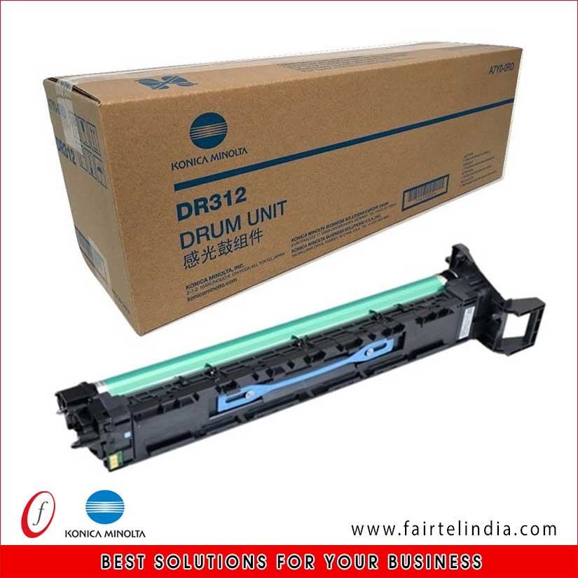 DR-312 Drum Unit Konika Minolta Genuine Spares & Service Centre in Ludhiana Punjab Fair Telcom company Ludhiana